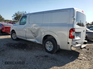 2015 Nissan NV SV with VIN 1N6AF0KY7FN801555, listed as a Copart auction lot 85541884 with 105,056 mi miles and Salvage Title. Bid and sale history available at carsss.com. Image 2.