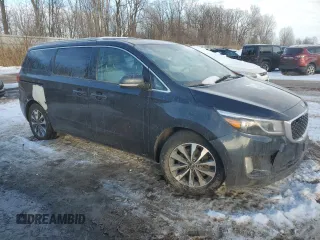 2015 Kia Sedona SX with VIN KNDMC5C15F6037710, listed as a Copart auction lot 89077365 with 165,143 mi miles and Clean Title. Bid and sale history available at carsss.com. Image 4.