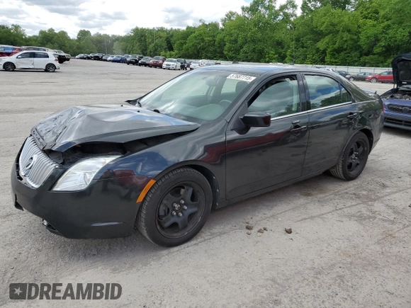 2010 Mercury Milan with VIN 3MEHM0HA4AR637476, listed as a Copart auction lot 57687715 with 114,894 mi miles and Salvage title. Bid and sale history available at DreamBid. Image 1.