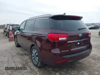 2017 Kia Sedona EX with VIN KNDMC5C11H6278098, listed as a IAAI auction lot 41581577 with 98,748 mi miles. Bid and sale history available at carsss.com. Image 3.