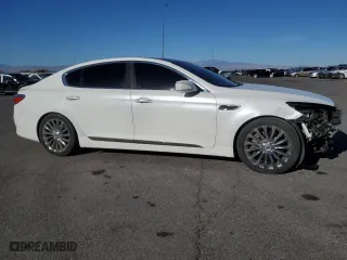 2017 Kia K900 Luxury with VIN KNALW4D40H6036115, listed as a Copart auction lot 46630905 with 85,964 mi miles and Salvage Title. Bid and sale history available at carsss.com. Image 4.