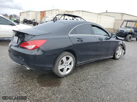 2016 Mercedes-Benz CLA with VIN WDDSJ4EB5GN336821, listed as a Copart auction lot 44368805 with 0 mi miles and Salvage Title. Bid and sale history available at carsss.com. Image 3.