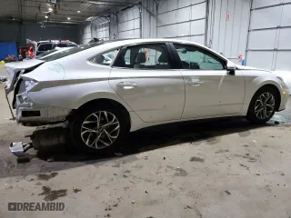 2022 Hyundai Sonata SEL with VIN KMHL14JA3NA174330, listed as a Copart auction lot 41850055 with 42,976 mi miles and Salvage Title. Bid and sale history available at carsss.com. Image 3.