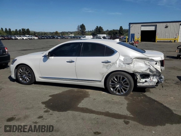 2017 Lexus LS 460 with VIN JTHBL5EF1H5144471, listed as a Copart auction lot 55804125 with 63,556 mi miles and Salvage title. Bid and sale history available at DreamBid. Image 2.