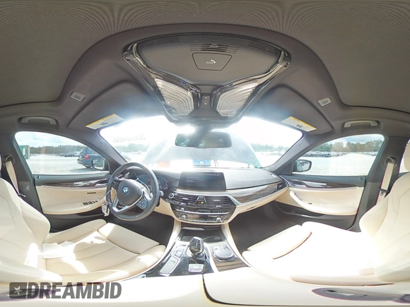 2020 BMW 5 Series 530e with VIN WBAJA9C07LCD65408, listed as a Copart auction lot 55806404 with 17,480 mi miles and Salvage Title. Bid and sale history available at DreamBid. Image 12.
