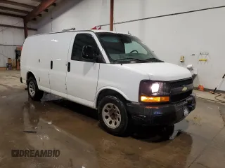 2013 Chevrolet Express Cargo Van with VIN 1GCSGAFX0D1163942, listed as a Copart auction lot 89159175 with 224,307 mi miles and Clean Title. Bid and sale history available at carsss.com. Image 4.