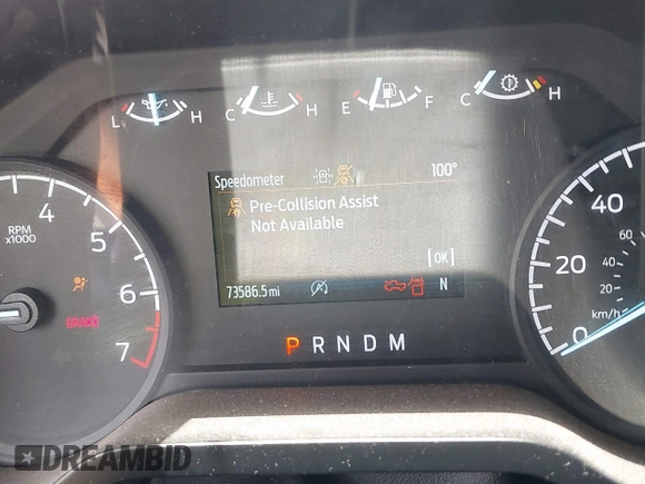 2021 Ford F-150 XL with VIN 1FTEW1EP6MFA07747, listed as a IAAI auction lot 42426426 with 73,586 mi miles and . Bid and sale history available at DreamBid. Image 7.