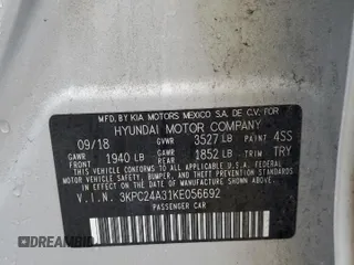 2019 Hyundai Accent SE with VIN 3KPC24A31KE056692, listed as a Copart auction lot 70831004 with 40,576 mi miles and Clean Title. Bid and sale history available at carsss.com. Image 12.