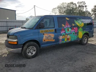 2006 Chevrolet Express Passenger с VIN 1GAHG39U261200900, выставлен на аукционе Copart как лот 81040404 с пробегом 68 221 миль миль и Списание • Salvage title. История ставок и продаж доступна на DreamBid. Изображение 1.