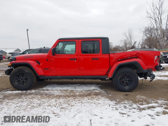 2021 Jeep Gladiator Willys с VIN 1C6HJTAG6ML550649, выставлен на аукционе IAAI как лот 41530585 с пробегом 119 002 миль миль и . История ставок и продаж доступна на DreamBid. Изображение 14.