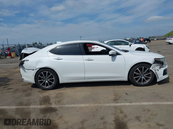 2016 Acura TLX V6 with VIN 19UUB2F30GA003060, listed as a IAAI auction lot 41901259 with 107,547 mi miles. Bid and sale history available at carsss.com. Image 13.