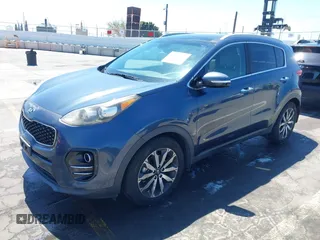 2017 Kia Sportage EX with VIN KNDPN3AC1H7227128, listed as a IAAI auction lot 42000430 with 108,878 mi miles and . Bid and sale history available at carsss.com. Image 2.
