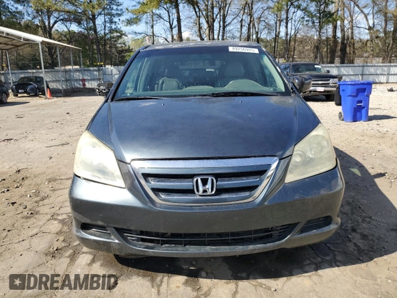 2006 Honda Odyssey EX-L with VIN 5FNRL38616B403939, listed as a Copart auction lot 49256925 with 210,908 mi miles and Salvage Title. Bid and sale history available at carsss.com. Image 5.
