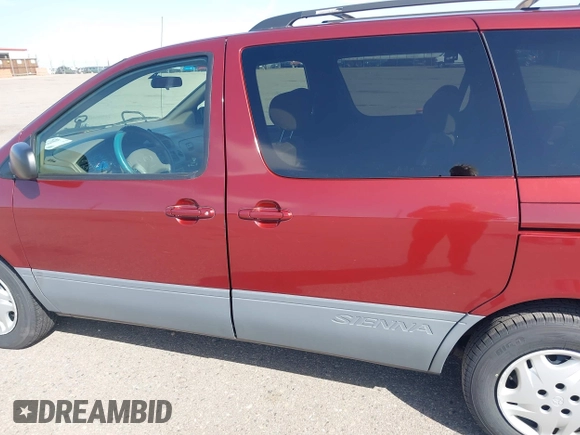 2002 Toyota Sienna CE with VIN 4T3ZF19CX2U491877, listed as a IAAI auction lot 42012361 with 59,776 mi miles. Bid and sale history available at carsss.com. Image 6.