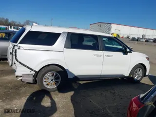 2024 Kia Carnival LX with VIN KNDNB4H36R6321007, listed as a IAAI auction lot 41224096 with 22,004 mi miles. Bid and sale history available at carsss.com. Image 14.