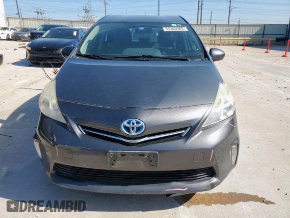 2013 Toyota Prius Two with VIN JTDZN3EU0D3229871, listed as a Copart auction lot 53303985 with 130,420 mi miles and Salvage Title. Bid and sale history available at DreamBid. Image 5.