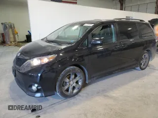 2012 Toyota Sienna SE with VIN 5TDXK3DC2CS193218, listed as a Copart auction lot 87255494 with 191,365 mi miles and Salvage Title. Bid and sale history available at carsss.com. Image 1.