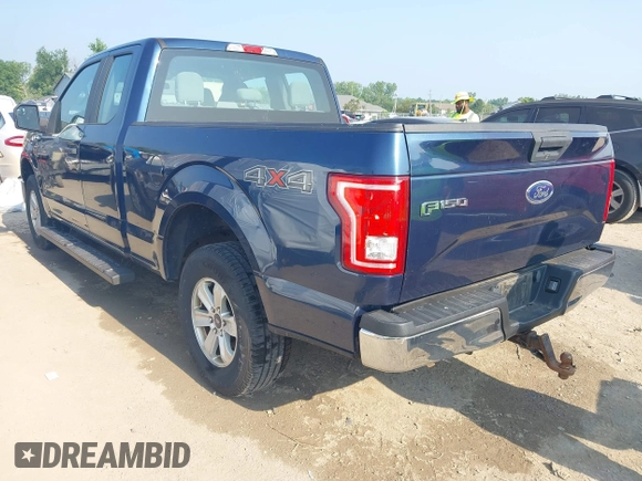 2016 Ford F-150 XLT with VIN 1FTEX1EP5GFD15106, listed as a IAAI auction lot 42738744 with 126,782 mi miles and . Bid and sale history available at DreamBid. Image 3.