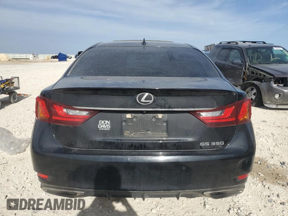 2015 Lexus GS 350 with VIN JTHBE1BL8FA007853, listed as a Copart auction lot 49053555 with 114,231 mi miles and Salvage title. Bid and sale history available at DreamBid. Image 6.