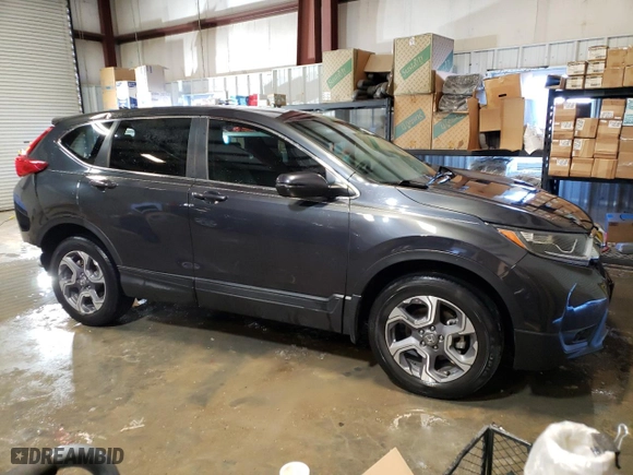 2019 Honda CR-V EX-L with VIN 7FARW2H8XKE017148, listed as a Copart auction lot 38623024 with 38,513 mi miles and Salvage Title. Bid and sale history available at carsss.com. Image 4.