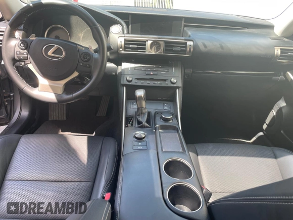 2015 Lexus IS 250 with VIN JTHCF1D20F5018151, listed as a Copart auction lot 63795745 with 130,962 mi miles and Salvage title. Bid and sale history available at DreamBid. Image 9.