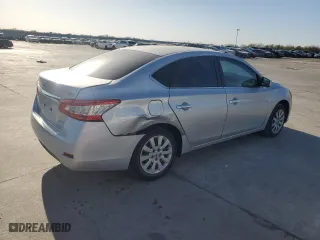 2014 Nissan Sentra S with VIN 3N1AB7AP7EY222750, listed as a Copart auction lot 49736455 with 126,273 mi miles and Salvage Title. Bid and sale history available at carsss.com. Image 3.