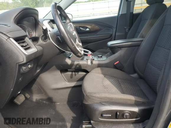 2019 GMC Terrain SLE with VIN 3GKALMEV8KL244030, listed as a Copart auction lot 53660025 with 142,220 mi miles and Salvage title. Bid and sale history available at DreamBid. Image 7.