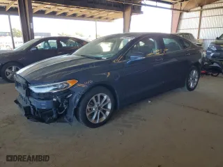 2019 Ford Fusion Energi Titanium with VIN 3FA6P0SU2KR258602, listed as a Copart auction lot 49865225 with 97,016 mi miles and Salvage Title. Bid and sale history available at carsss.com. Image 1.