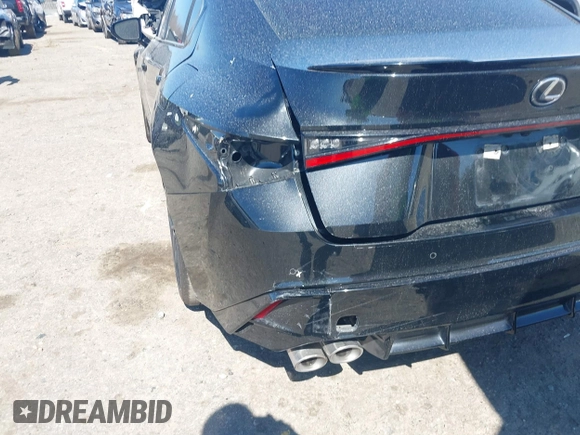 2023 Lexus IS 500 F Sport Performance z VIN JTHAP1D25P5003215, wystawiony jako IAAI lot #41709746 z przebiegiem 20 585 mil mil oraz . Historia ofert i sprzedaży dostępna na DreamBid. Obrazek 6.