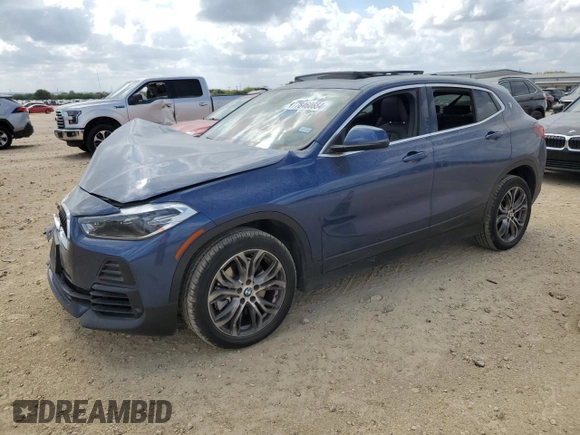 2022 BMW X2 xDrive28i with VIN WBXYJ1C01N5U27511, listed as a Copart auction lot 78460654 with 71,760 mi miles and Salvage Title. Bid and sale history available at carsss.com. Image 1.