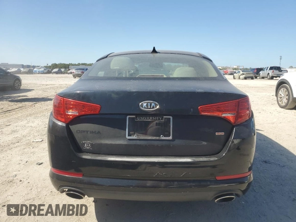 2011 Kia Optima LX with VIN KNAGM4A75B5056623, listed as a Copart auction lot 55248075 with Not Provided miles and Clean Title. Bid and sale history available at carsss.com. Image 6.