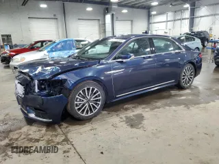 2017 Lincoln Continental Select with VIN 1LN6L9SK8H5616768, listed as a Copart auction lot 51851635 with 42,508 mi miles and Salvage Title. Bid and sale history available at carsss.com. Image 1.