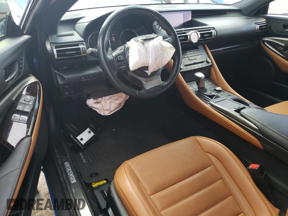 2022 Lexus RC 350 z VIN JTHDZ5BC2N5025759, wystawiony jako Copart lot #66917074 z przebiegiem 25 231 mil mil oraz Nie do naprawy • Non repairable. Historia ofert i sprzedaży dostępna na DreamBid. Obrazek 8.