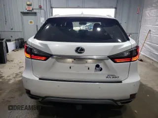 2021 Lexus RX with VIN 2T2HZMDA8MC258423, listed as a Copart auction lot 49031975 with 8,370 mi miles and Salvage Title. Bid and sale history available at carsss.com. Image 6.