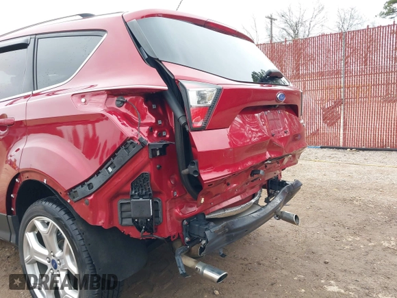 2017 Ford Escape Titanium with VIN 1FMCU0J94HUB01914, listed as a IAAI auction lot 41509707 with 55,827 mi miles. Bid and sale history available at carsss.com. Image 18.