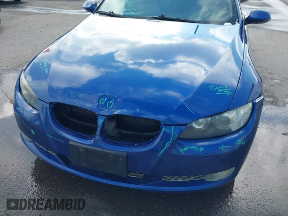 2007 BMW 3 Series 335i with VIN WBAWB73567P036617, listed as a IAAI auction lot 41618444 with 170,855 mi miles and . Bid and sale history available at DreamBid. Image 6.