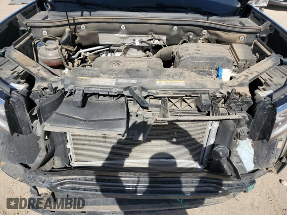 2021 Volkswagen Atlas S with VIN 1V2AP2CA8MC591195, listed as a Copart auction lot 43898235 with 51,443 mi miles and Salvage title. Bid and sale history available at DreamBid. Image 12.