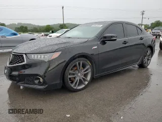 2019 Acura TLX w/A-Spec Pkg with VIN 19UUB3F64KA005399, listed as a Copart auction lot 55662635 with 52,434 mi miles and Salvage title. Bid and sale history available at DreamBid. Image 1.