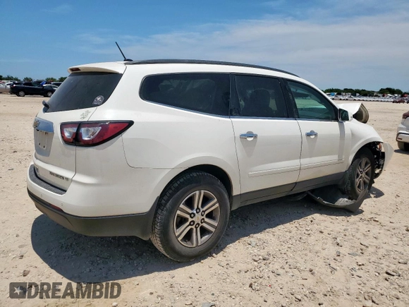 2015 Chevrolet Traverse LT z VIN 1GNKVHKD1FJ324447, wystawiony jako Copart lot #60362725 z przebiegiem 107 863 mil mil oraz Szkoda całkowita • Salvage title. Historia ofert i sprzedaży dostępna na DreamBid. Obrazek 3.