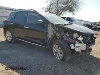 2013 Nissan Murano S with VIN JN8AZ1MU8DW202931, listed as a Copart auction lot 76040234 with 124,104 mi miles and Salvage Title. Bid and sale history available at carsss.com. Image 4.