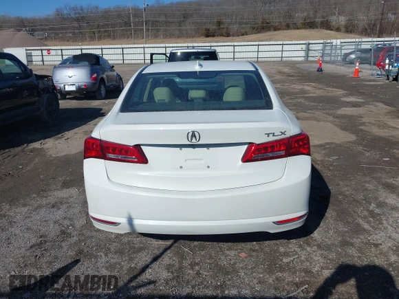 2018 Acura TLX w/Technology Pkg with VIN 19UUB1F59JA001116, listed as a IAAI auction lot 41747984 with 105,091 mi miles. Bid and sale history available at carsss.com. Image 16.