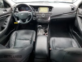 2015 Kia Cadenza Premium with VIN KNALN4D74F5172585, listed as a Copart auction lot 81832094 with 108,888 mi miles and Salvage Title. Bid and sale history available at carsss.com. Image 8.