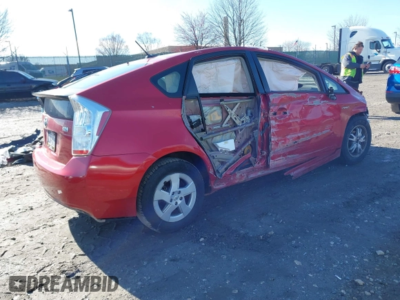 2010 Toyota Prius II with VIN JTDKN3DU9A0208758, listed as a IAAI auction lot 41879079 with Not Provided miles and . Bid and sale history available at DreamBid. Image 4.