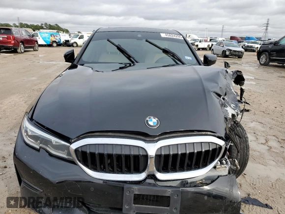 2020 BMW 3 Series 330i with VIN 3MW5R1J07L8B23382, listed as a Copart auction lot 45024295 with Not Provided miles and Salvage Title. Bid and sale history available at carsss.com. Image 5.