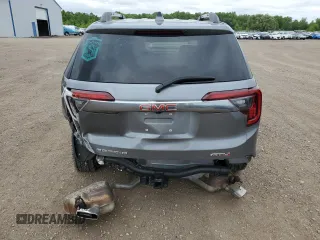 2021 GMC Acadia AT4 with VIN 1GKKNLLS3MZ206914, listed as a Copart auction lot 57458245 with 71,480 mi miles and Salvage title. Bid and sale history available at DreamBid. Image 6.