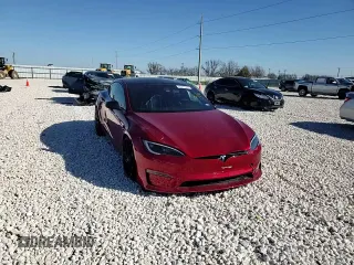 2024 Tesla Model S Plaid с VIN 5YJSA1E61RF533045, выставлен на аукционе Copart как лот 86246324 с пробегом Не указан миль и Списание • Salvage title. История ставок и продаж доступна на DreamBid. Изображение 10.