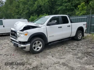 2019 Ram 1500 Tradesman z VIN 1C6SRFCT2KN612320, wystawiony jako Copart lot #67777334 z przebiegiem Nie podano mil oraz Szkoda całkowita • Salvage title. Historia ofert i sprzedaży dostępna na DreamBid. Obrazek 1.
