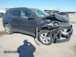 2021 Jeep Compass Latitude z VIN 3C4NJCBB1MT505864, wystawiony jako IAAI lot #41851357 z przebiegiem 46 441 mil mil oraz . Historia ofert i sprzedaży dostępna na DreamBid. Obrazek 1.