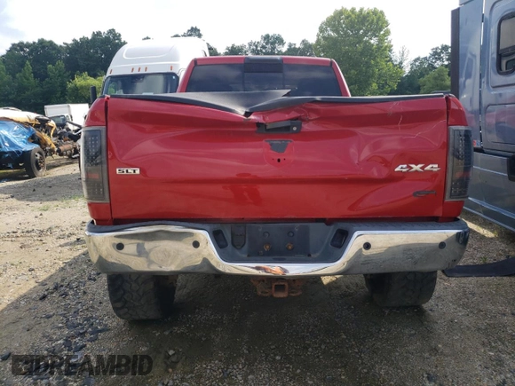 2012 Ram 2500 Big Horn with VIN 3C6UD5DL7CG306627, listed as a Copart auction lot 63443915 with Not provided miles and Salvage title. Bid and sale history available at DreamBid. Image 6.
