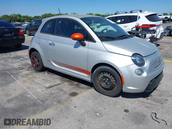 2014 FIAT 500e with VIN 3C3CFFGE7ET245232, listed as a IAAI auction lot 41780794 with 46,778 mi miles. Bid and sale history available at carsss.com. Image 1.